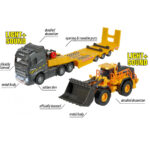 MAJORETTE – VOLVO FH-16 TRUCK + WHEEL LOADER L350H