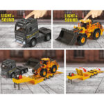 MAJORETTE – VOLVO FH-16 TRUCK + WHEEL LOADER L350H