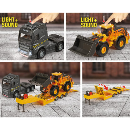 MAJORETTE – VOLVO FH-16 TRUCK + WHEEL LOADER L350H