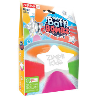 Zimpli Kids - Baff Bomb White Star Rainbow Effect