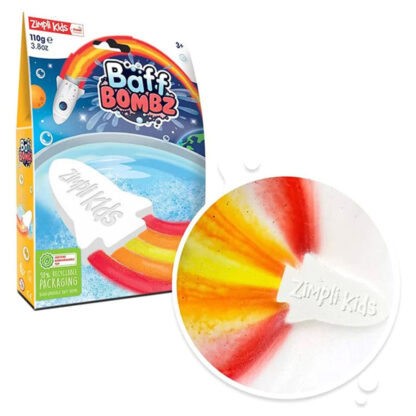 ZIMPLI KIDS – BAFF BOMB WHITE MOON RAINBOW EFFECT