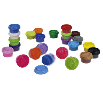 Art and Fun 24 Pâte à Modeler en pot - 24 Couleurs