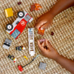 CAMION POMPIERS + ECHELLE