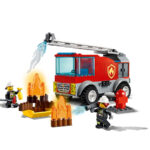 CAMION POMPIERS + ECHELLE