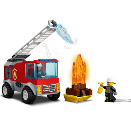 CAMION POMPIERS + ECHELLE