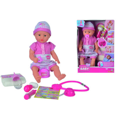 Poupée simba new born baby poupon docteur fonction pipi