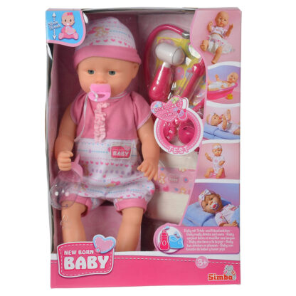 Poupée simba new born baby poupon docteur fonction pipi