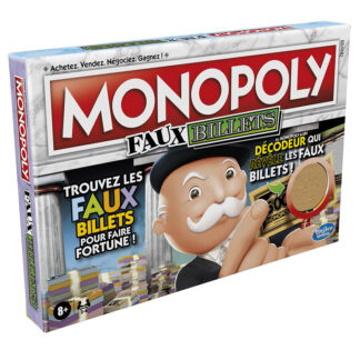 Hasbro monopoly faux billets