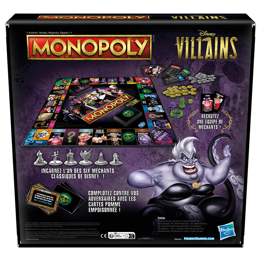 Jeu de société Monopoly Disney Villains, Monopoly