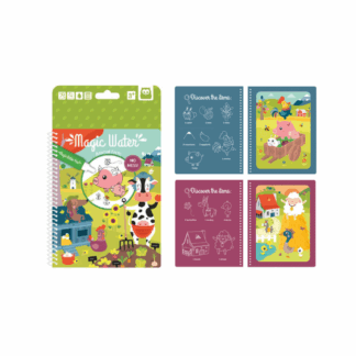 Cahier à colorier à l’eau Ferme -1