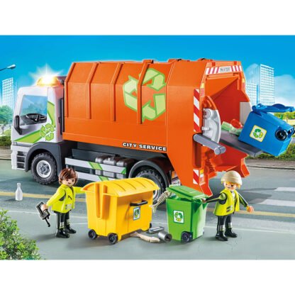 Camion de recyclage des ordures