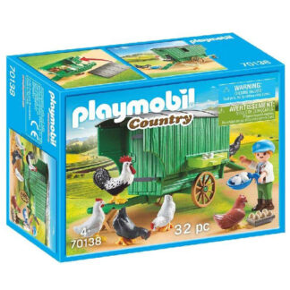 Enfant et poulailler