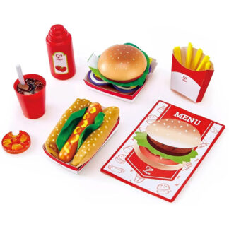 Hape – FAST FOOD SET en bois-1