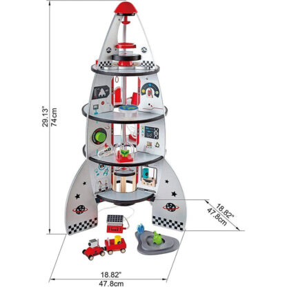 Hape – Fusée en bois-6