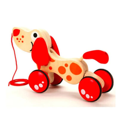Hape – JOUET À TRAÎNER CHIOT PEPE EN BOIS