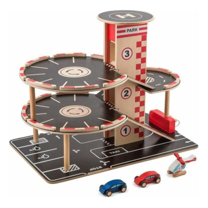 Hape – Parking en bois géant-1