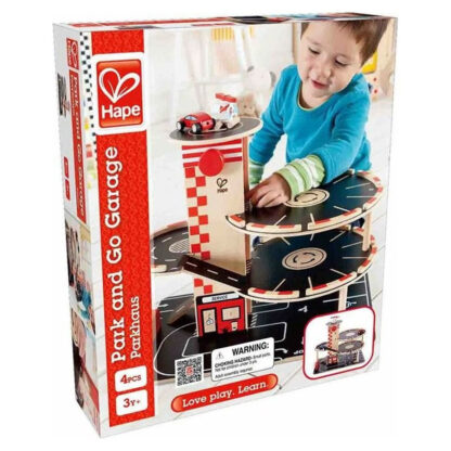 Hape – Parking en bois géant-2