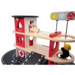 Hape – Parking en bois géant-3