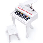 Hape – Piano Deluxe à Queue Blanc-1