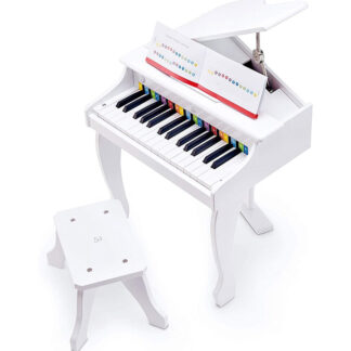Hape – Piano Deluxe à Queue Blanc-1