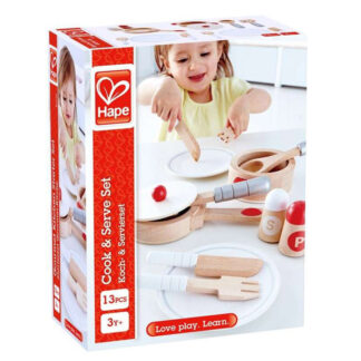 Hape – Set complet ustensiles en bois-1