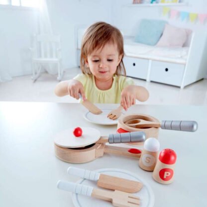 Hape – Set complet ustensiles en bois-2