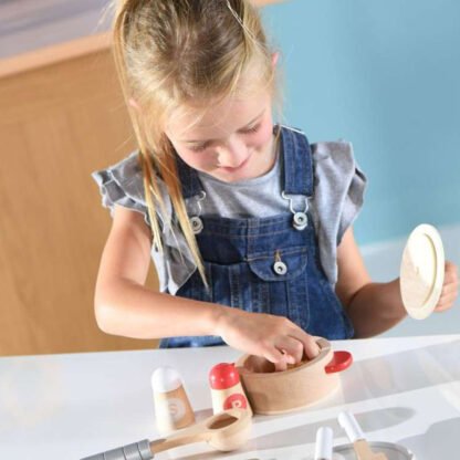 Hape – Set complet ustensiles en bois-4