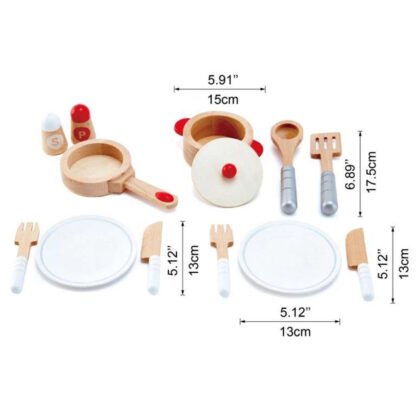 Hape – Set complet ustensiles en bois
