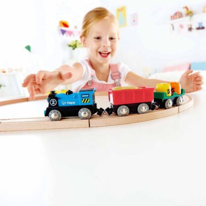 Hape – Train de marchandises à piles-3