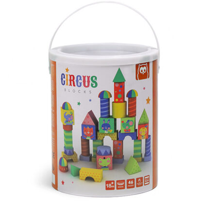 Jeu de blocs en bois Circus-1