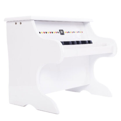 Piano blanc en bois-1