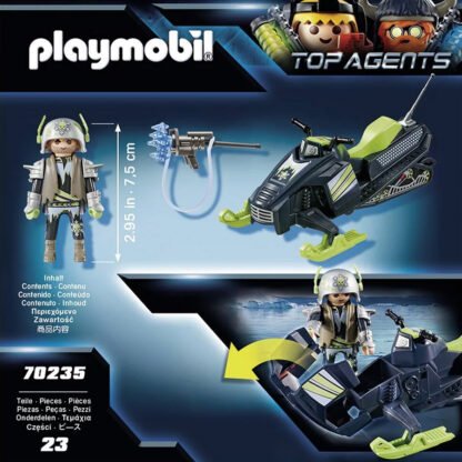 Playmobil Rebelle Arctique et Scooter des neiges-1