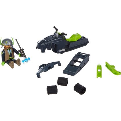 Playmobil Rebelle Arctique et Scooter des neiges-3