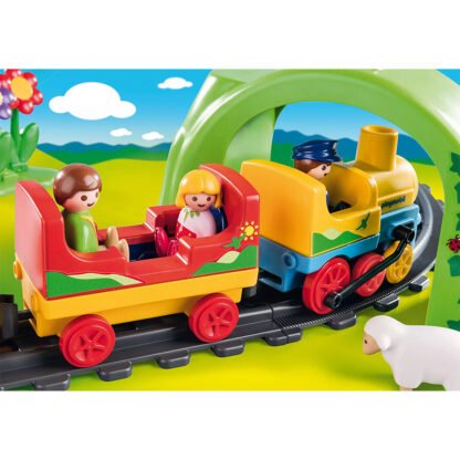 Train avec passagers et circuit-3