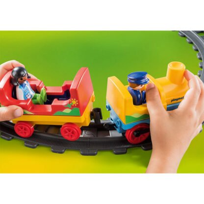 Train avec passagers et circuit-5