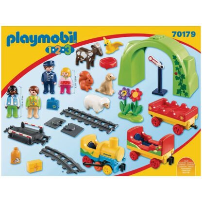 Train avec passagers et circuit-6