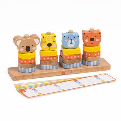 GEO STACKING ANIMALS Jungle