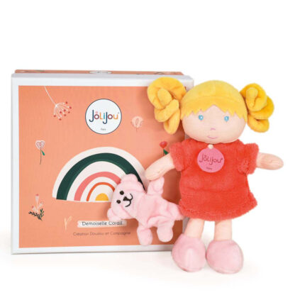 Ma première poupée douce Orange – Mlle Corail – 21 cm-1