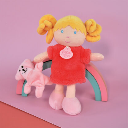 Ma première poupée douce Orange – Mlle Corail – 21 cm