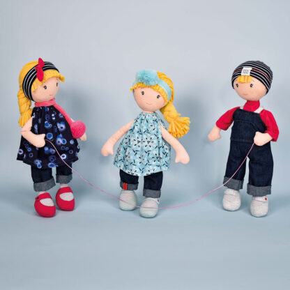 Poupée de chiffon – Les Canailles de Doudou – Evy – 36 cm-5