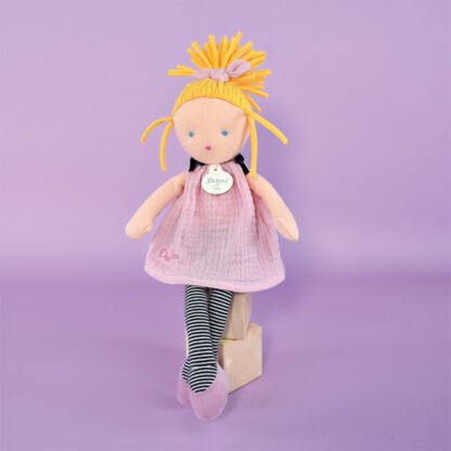 Poupée de chiffon- Les Doucettes – Inès – 30 cm
