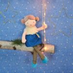 Poupée de chiffon Les Vintages – Céleste – 30 cm-1