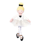 Poupée en tissu danseuse – Anais, ma petite ballerine – 35 cm-1