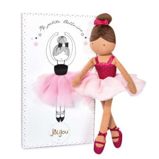 Poupée en tissu danseuse – Isadora, ma petite ballerine – 35 cm