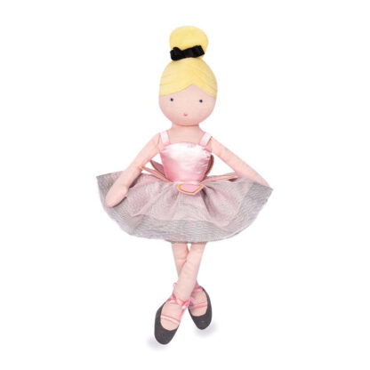 Poupée en tissu danseuse – Margot, ma petite ballerine – 35 cm-1