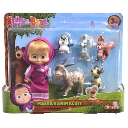 SIMBA – Masha Et Amis Animaux 12Cm – Masha-1