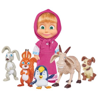SIMBA – Masha Et Amis Animaux 12Cm – Masha