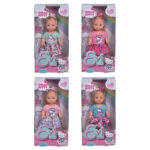 SIMBA -POUPEE EVI LOVE FASHION 12 CM – HELLO KITTY, 4-ASS.