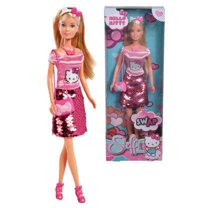 SIMBA – POUPEE STEFFI LOVE FASHION PAILLETTES 29 CM – HELLO KITTY-1