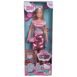 SIMBA – POUPEE STEFFI LOVE FASHION PAILLETTES 29 CM – HELLO KITTY
